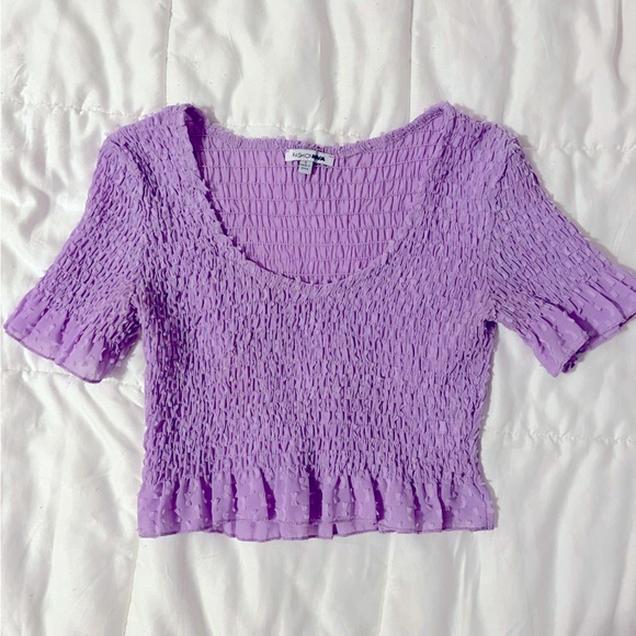 Fashion Nova Women’s Violet Co-Ord Set (Top + Skirt) - Picture 3 of 5